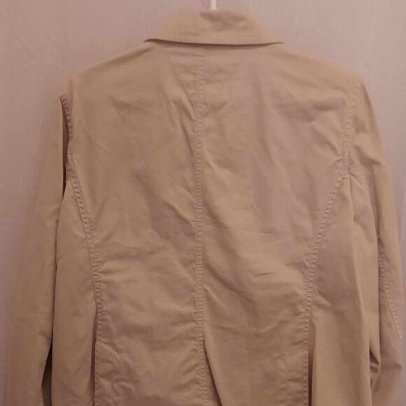 Tommy Hilfiger womens cotton jacket sz xl light tan - Picture 4 of 5